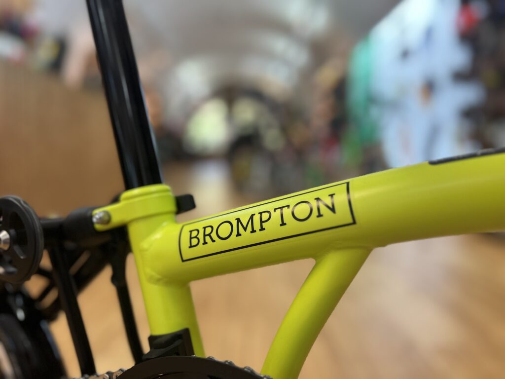 Brompton bicycles at Avon Valley Cyclery