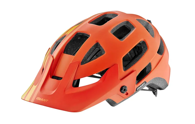 Giant Rail Helmet in Orange
