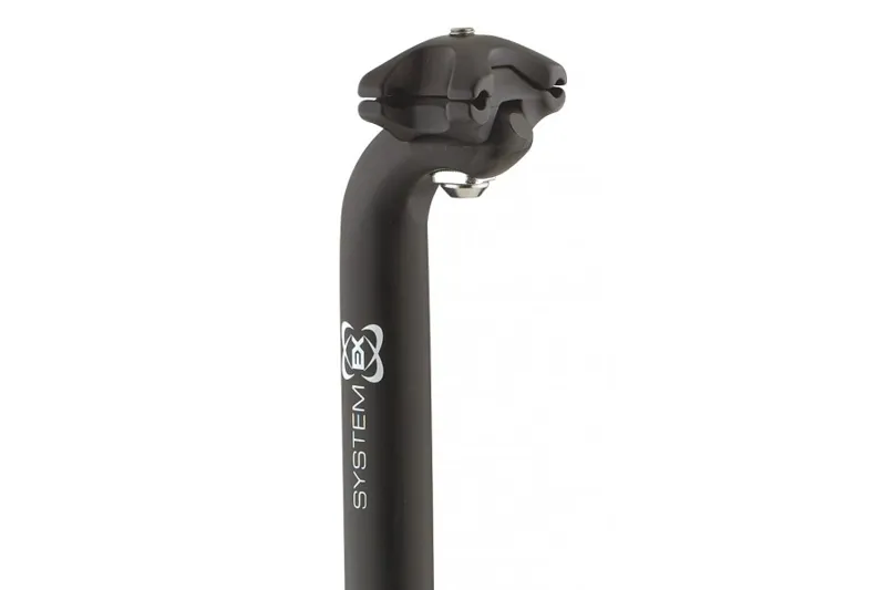 SystemEx Alloy 400mm Seatpost in Black -1