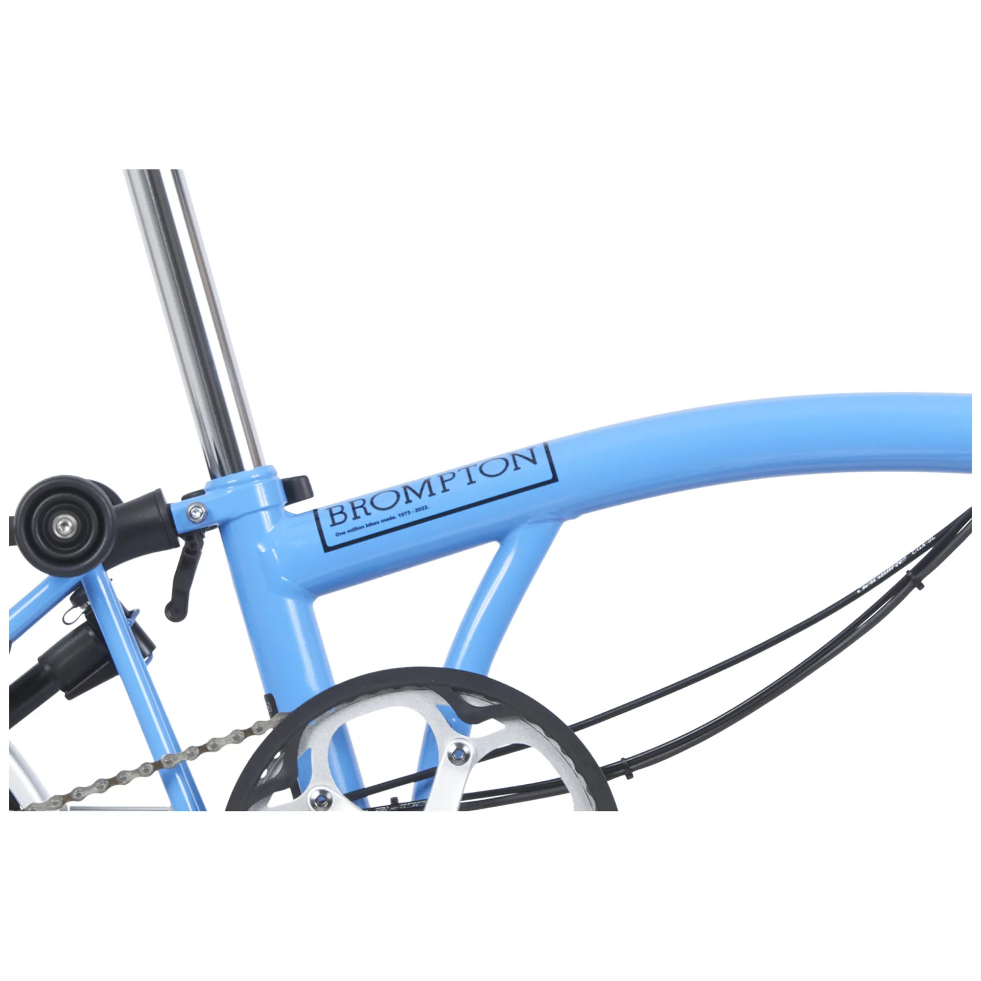 Brompton Archive Edition M3R Folding Bike in Gloss Arctic Blue