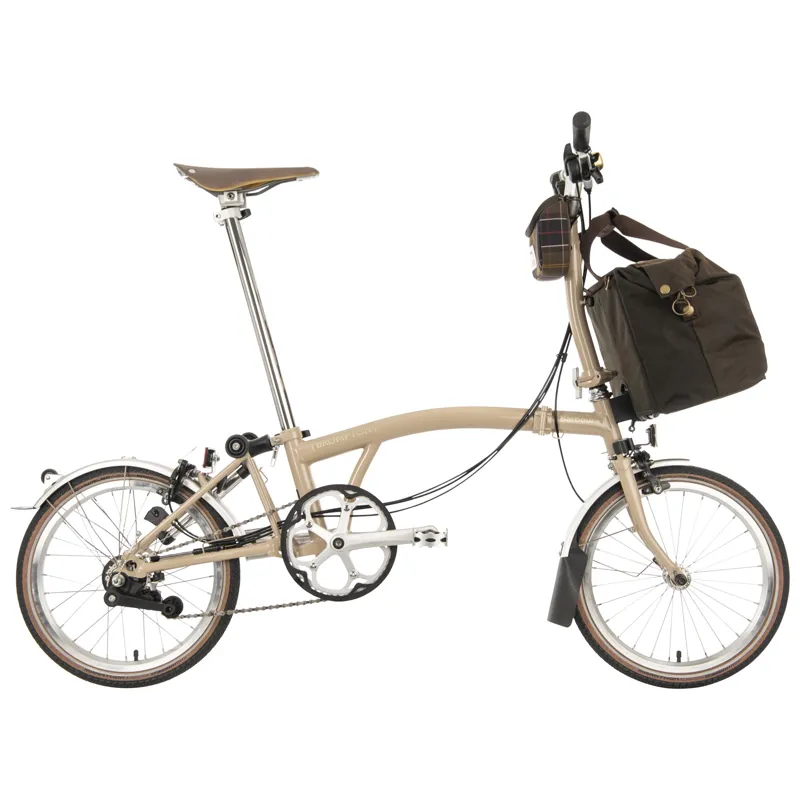Barbour X Brompton Special Edition with Luggage