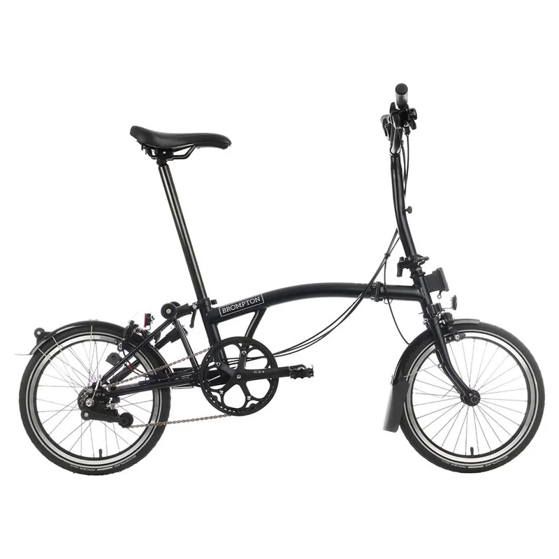 Brompton C-Line Explore 6 Speed M6L with Mid Bar in Black