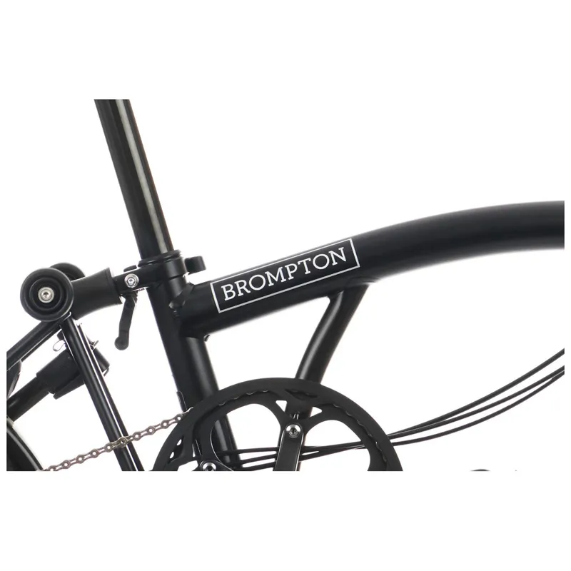 Brompton C-Line Explore 6 Speed M6L with Mid Bar in Black-3