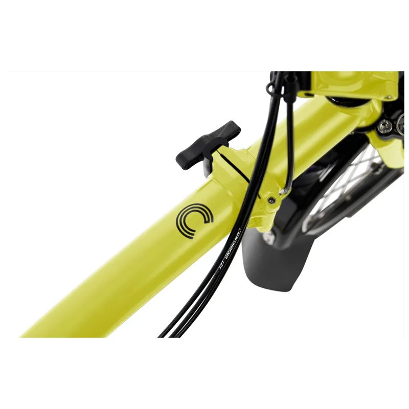 Brompton C-Line Explore Mid Bar 6 Speed with Rack M6R Yuzu Lime-4