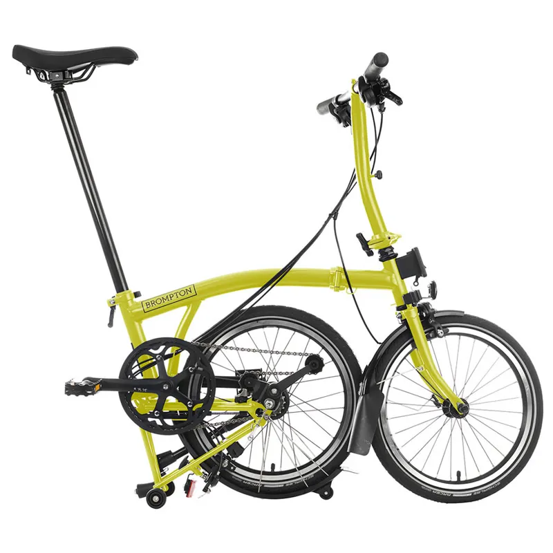 BROMPTON C-LINE Explore Low （S6L） Brompton C-Line Explore Low Bar 6 Speed S6L in Yuzu Lime