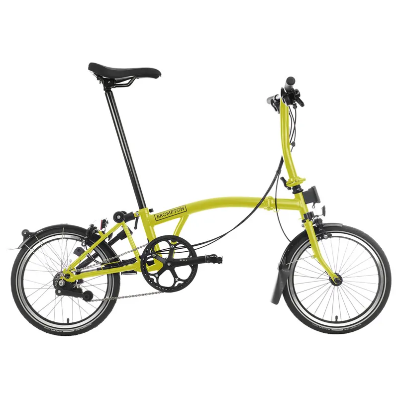 Brompton C-Line Explore Low Bar 6 Speed S6L in Yuzu Lime