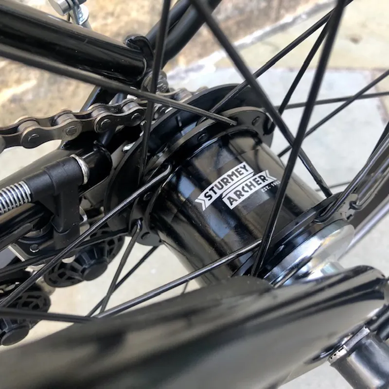 Brompton M6R Limited Black Edition in Rocket Red with Upgrades-3