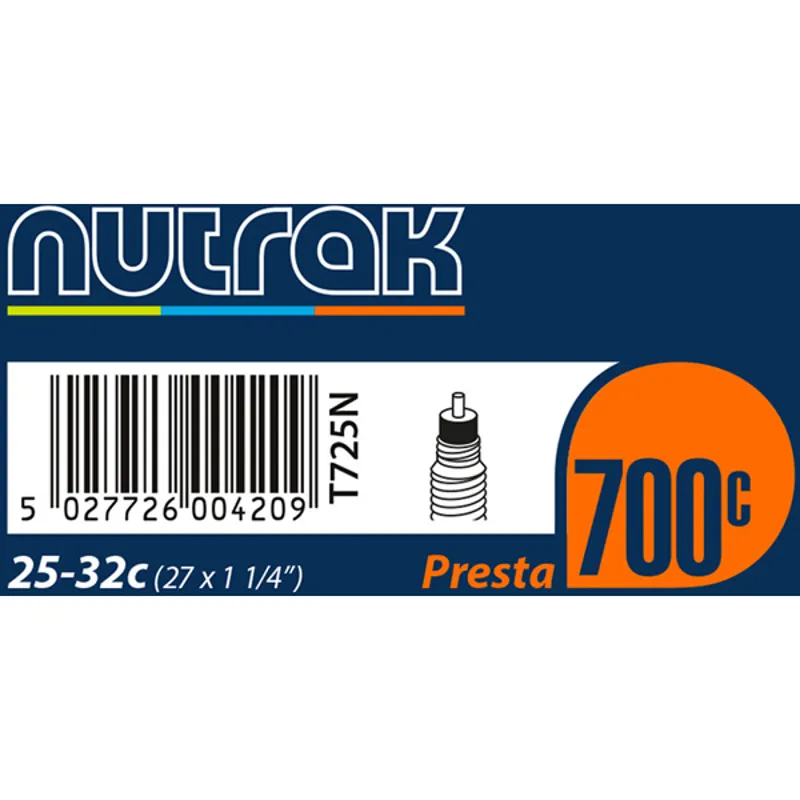 Nutrak 700 x 25 - 32c Presta Inner Tube