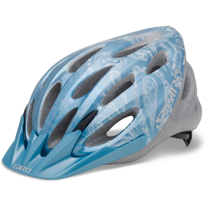Giro Skyla Blue/White Flowers-1
