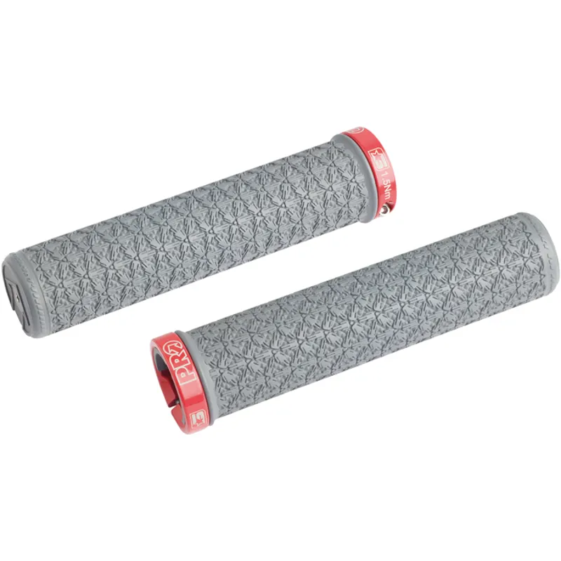 PRO Atherton Lock-on Grips Grey/Red