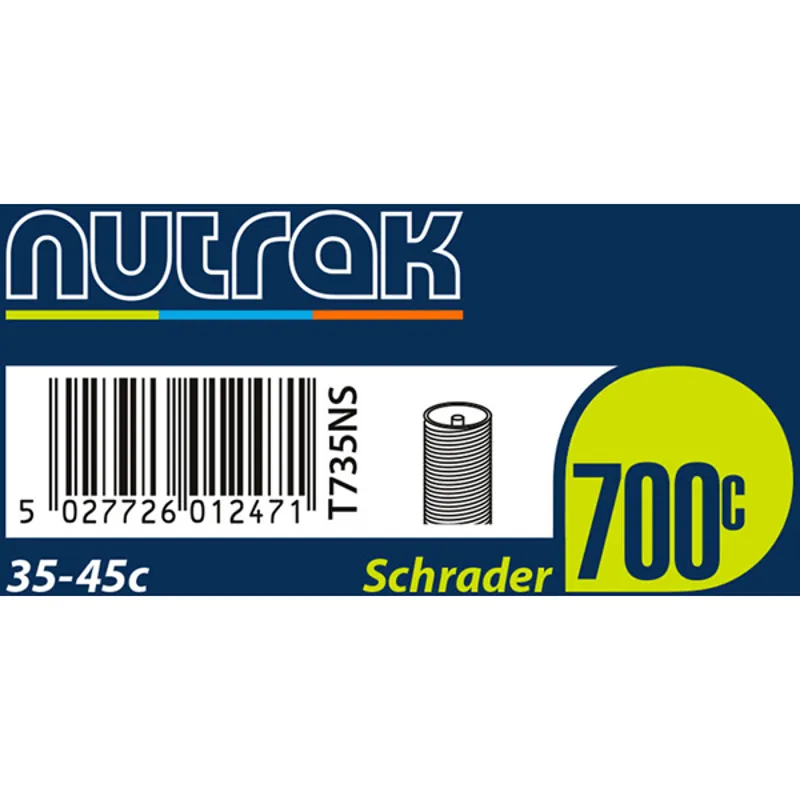 Nutrak 700 x 35 - 45c Schrader Inner Tube