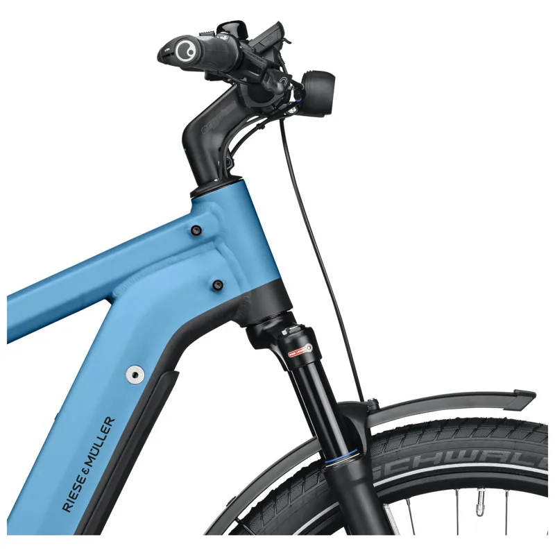 Riese und Muller Charger3 GT Rohloff E-14 Blue with Upgrades-1