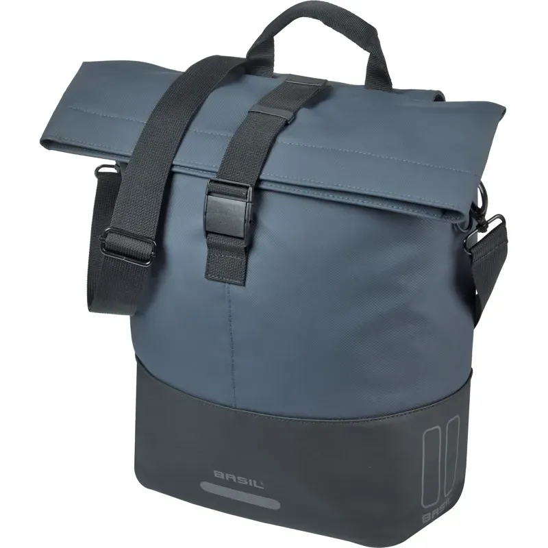 Basil Cove 14-16 Litre Shopper Pannier bag In Navy/Black