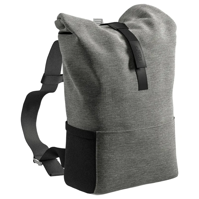 Brooks Pickwick Lightweight Textured Nylon Backpack in Grey 12 litre