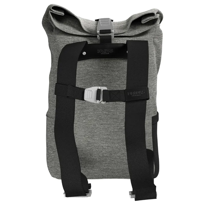 Brooks Pickwick Lightweight Textured Nylon Backpack in Grey 12 litre-1