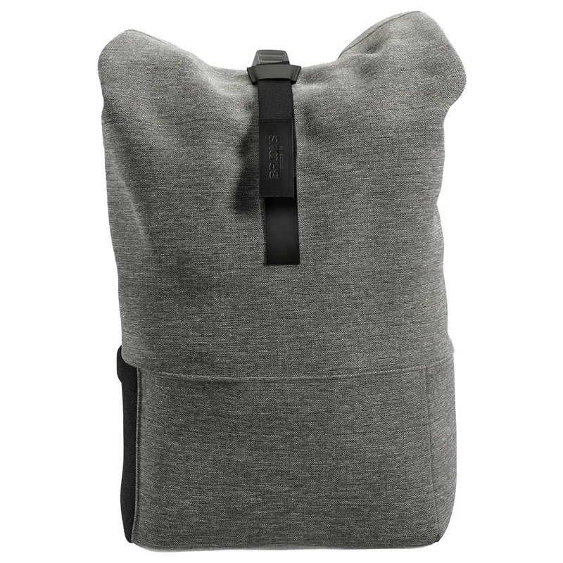 Brooks Pickwick Lightweight Textured Nylon Backpack in Grey 12 litre-2