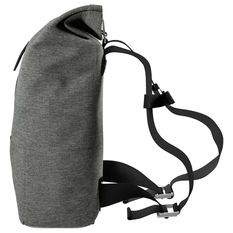 Brooks Pickwick Lightweight Textured Nylon Backpack in Grey 12 litre-3