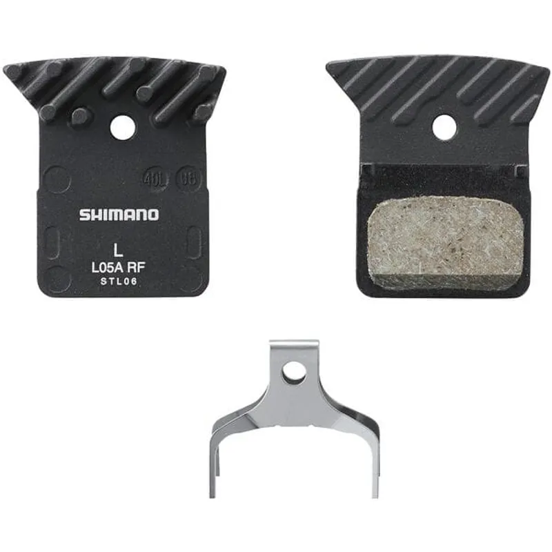 Shimano BRBX L05A Resin Disc Brake Pads with Cooling Fins-1
