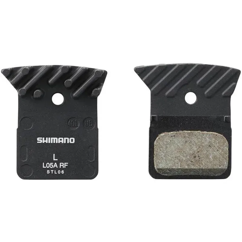 Shimano BRBX L05A Resin Disc Brake Pads with Cooling Fins