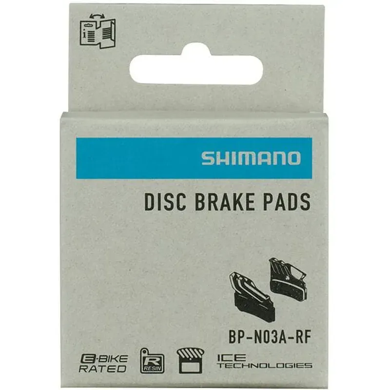 Shimano BRBX N03A-RF Resin Disc Brake Pads with Cooling Fin-1