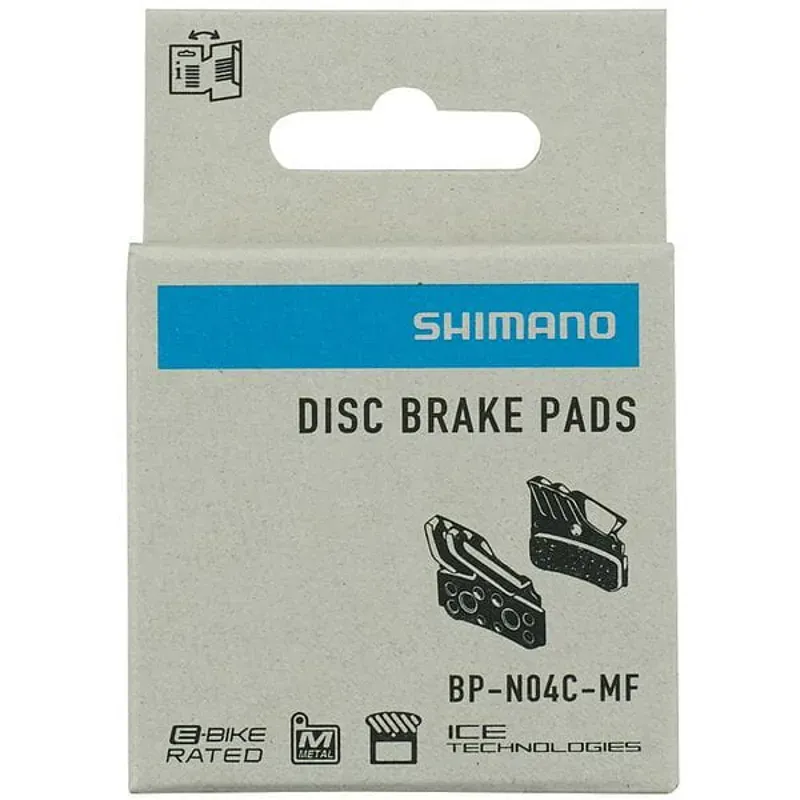 Shimano BRBX N04C Metal XT / XTR / SLX Disc Pad with Fin-2