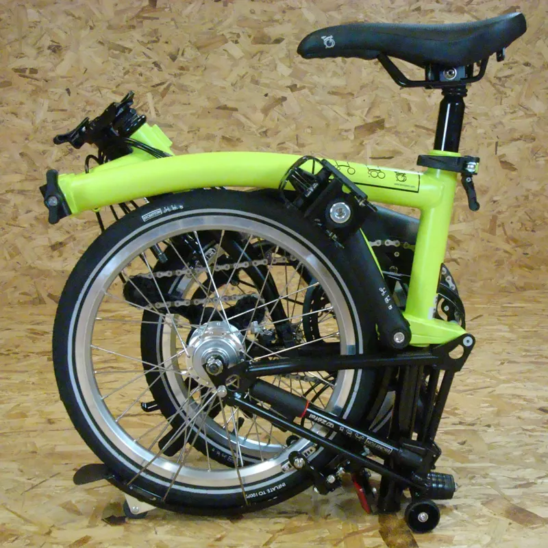 Brompton Black Edition M6L Lime Green-11