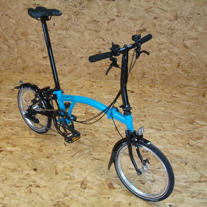 Brompton Black Edition S6L Lagoon Blue-5