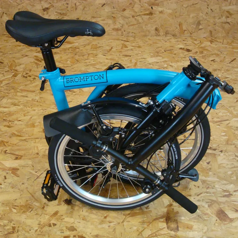 Brompton Black Edition S6L Lagoon Blue-10