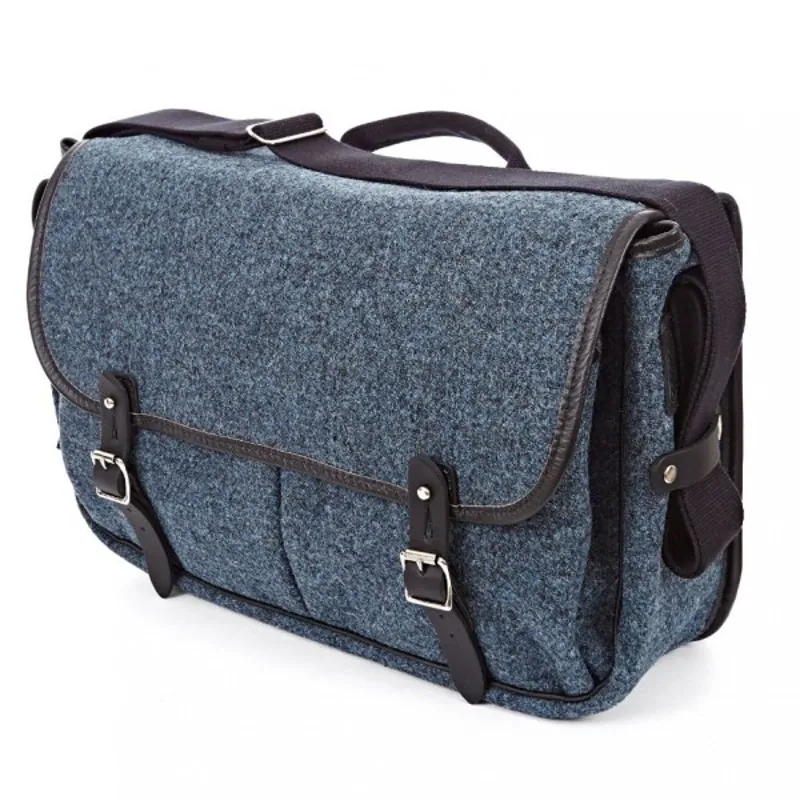 Brompton Game Bag Front Pannier in Storm Grey Tweed