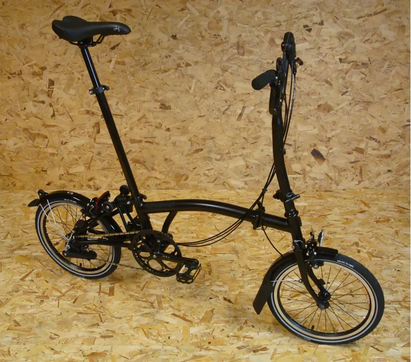 Brompton Special Black Edition 2 H6L Folding Bike in All Black