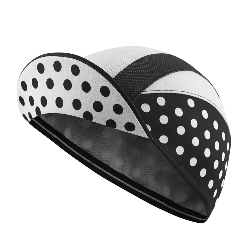 Chapeau Lightweight Cap Polka Dot Black/White-2