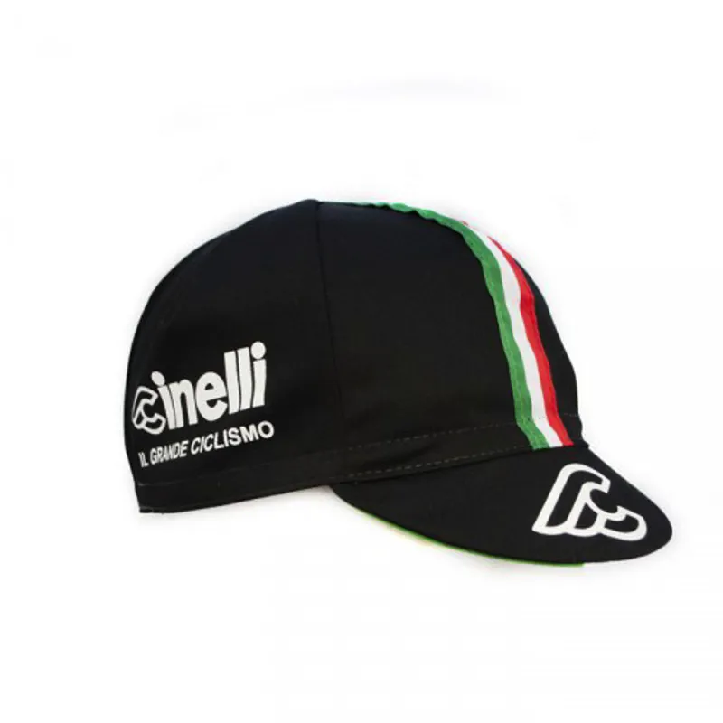 Cinelli Il Grande Ciclismo Cycling Cap in Black/Italian