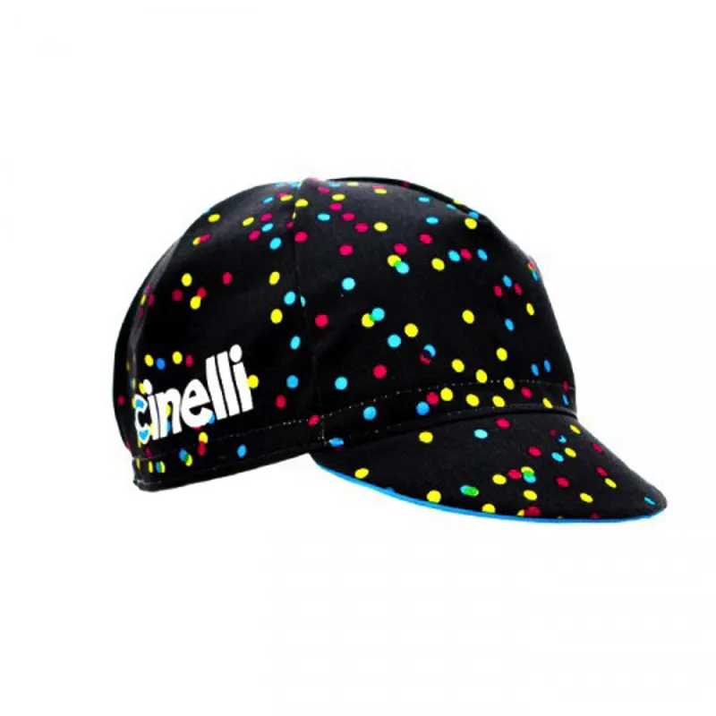 Cinelli Caleido Spots Cycling Cap in Black