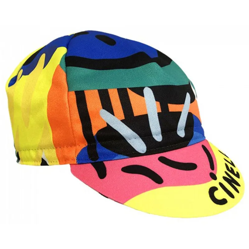 Cinelli Tarsila Schubert Deep Love Dive Cycling Cap in Yellow