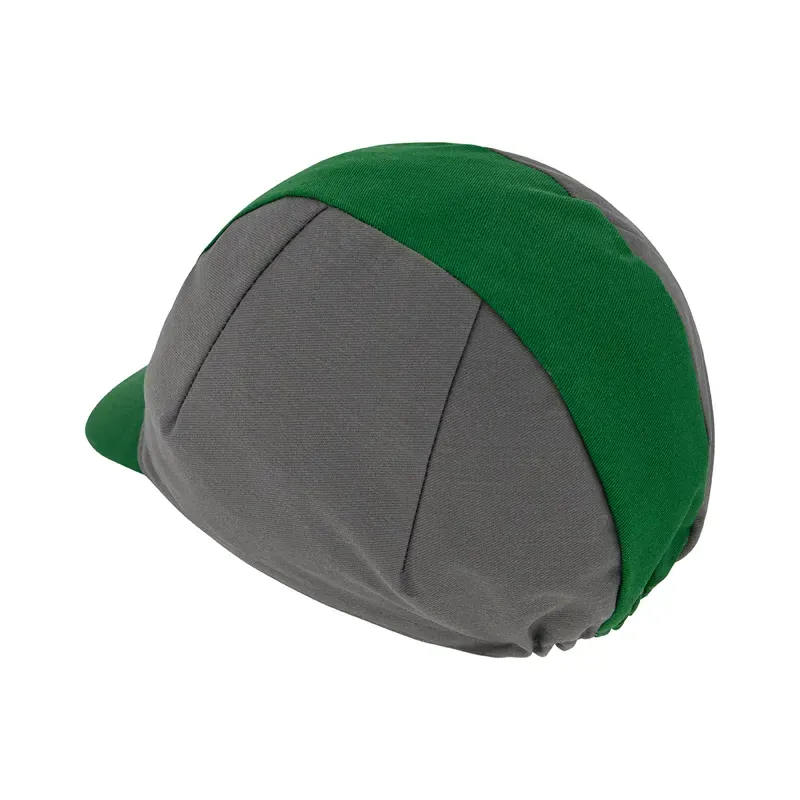 Cinelli Logotype Cycling Cap in Green/Grey-3