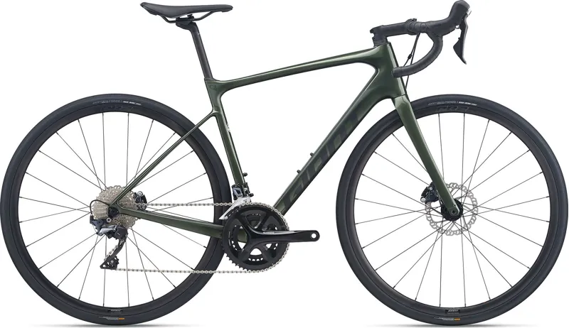 2021 Giant Defy Advanced 1 Road Bike in Green