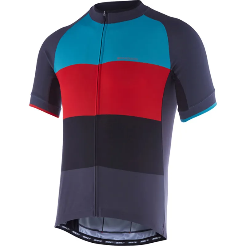 Madison Peloton Blocks Short Sleeved Mens Jersey in Grey