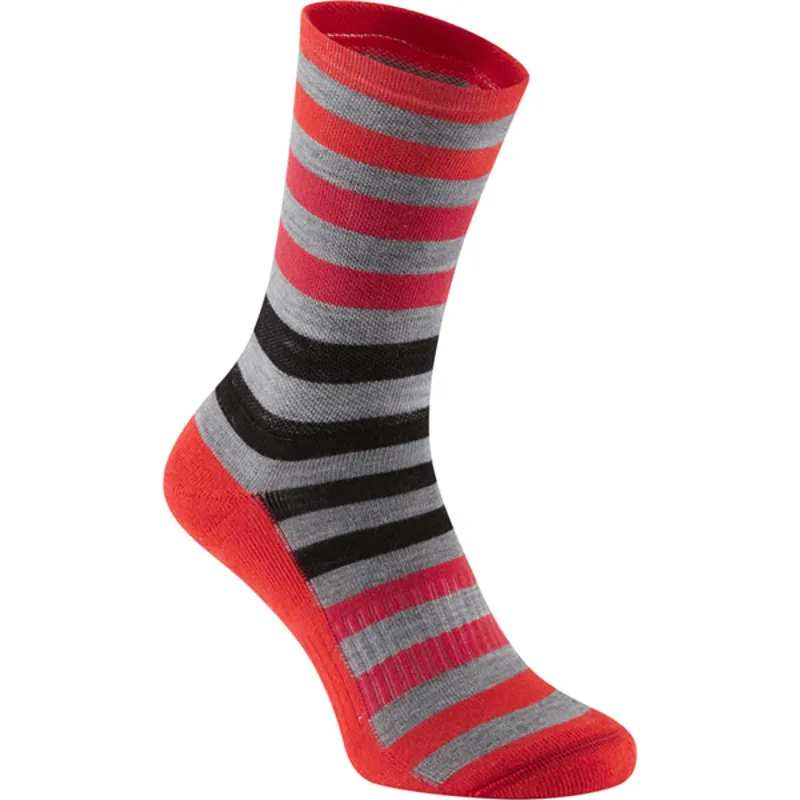 Madison Isoler Merino 3-Season Socks in Red