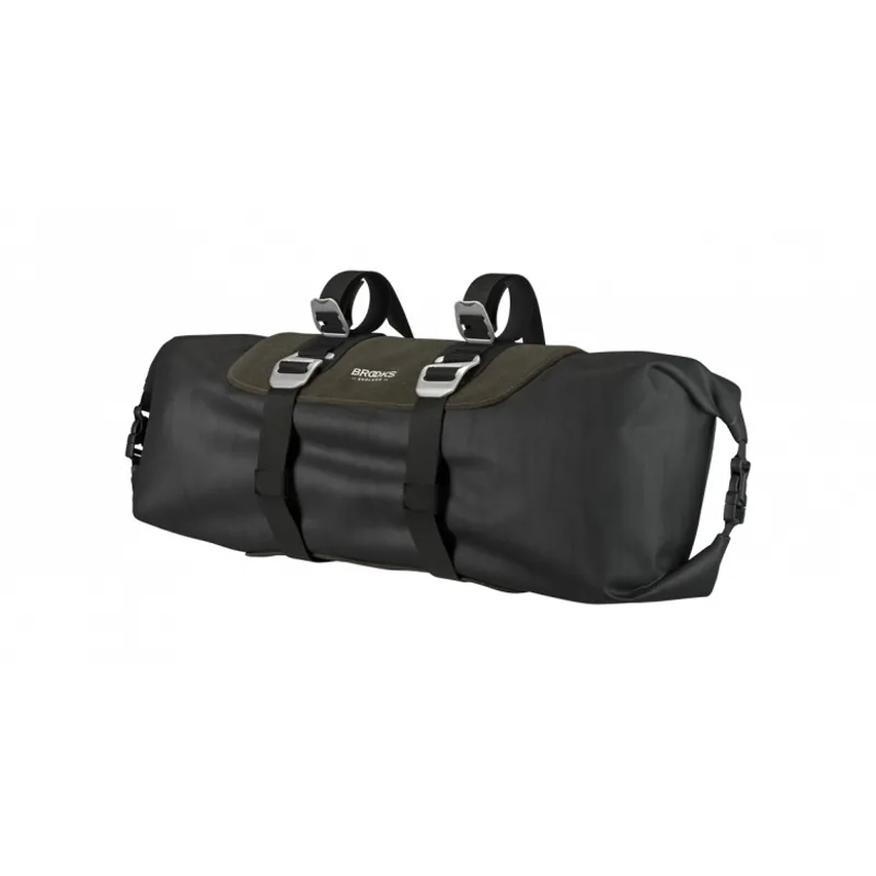 Brooks Scape Handlebar Roll Bag in Mud Green