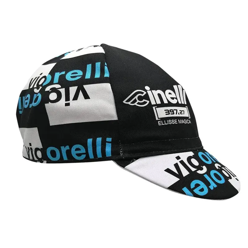 Cinelli Vigorelli Black Cap in Black-White