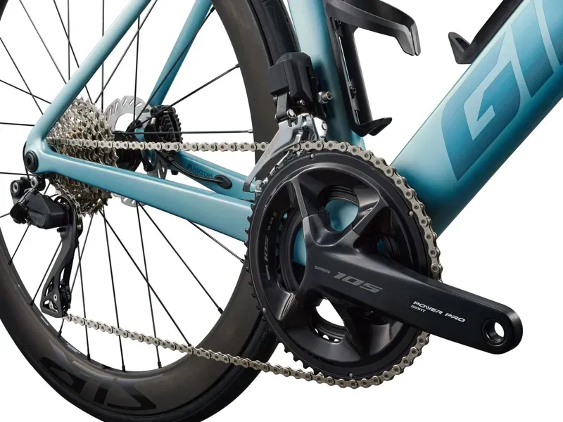 Giant Propel Advanced Pro 1 Di2 Aero Road Bike in Cryo Silver-2