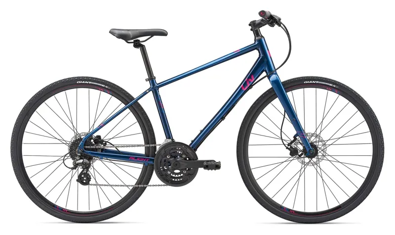 2019 Liv Alight 2 Disc Womens Hybrid bike in Blue