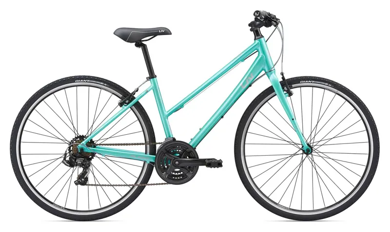 2019 Liv Alight 3 Womens Hybrid bike in Green