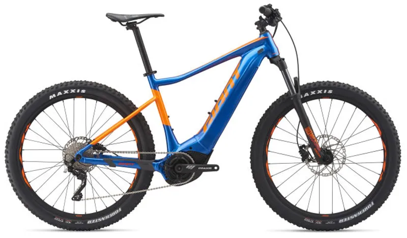 2019 Giant Fathom E+ 2 Pro 25km Mens Electric Mountain Bike in Blue