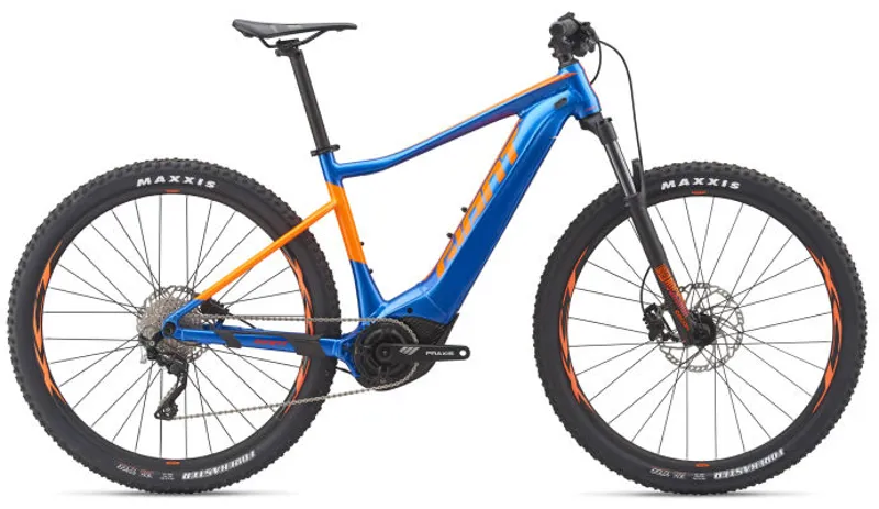 2019 Giant Fathom E+ 2 Pro 29er 25km Mens Electric Mountain Bike Blue