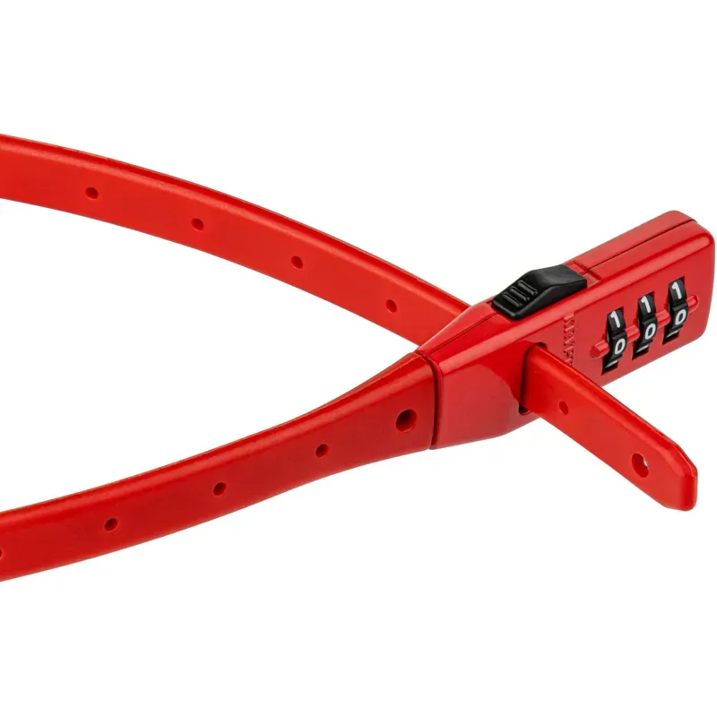 Kryptonite Click Lock Combo Cafe Lock 530mm Red-1