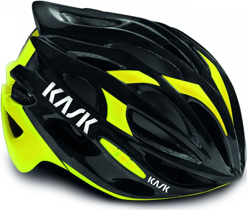 Verkleuren verkorten uitvegen Kask Mojito Black Fluro Yellow road race helmet