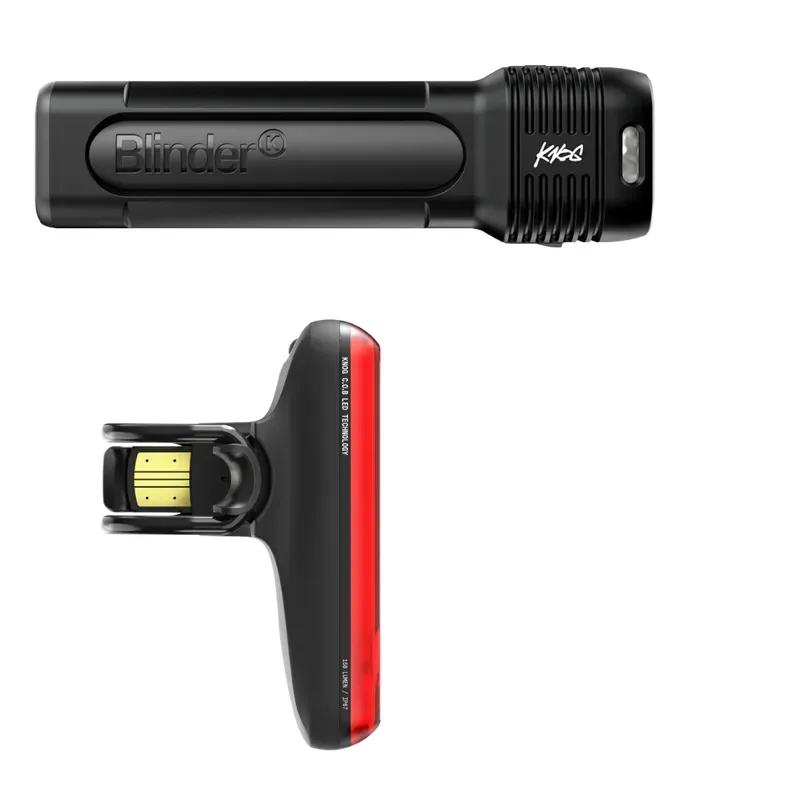 Knog Blinder Pro 1400 and Blinder R-150 Front/Rear Bike Light Set in Black-2