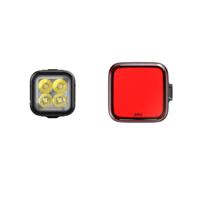 Knog Blinder Pro 700 Front with Blinder Square Rear Light Set-1