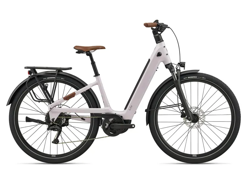 Liv Allure E+ 2 E-Hybrid Bike in Misty Lilac